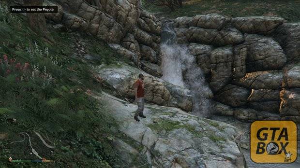 У Two Hoots Falls (водопад) смотрите на камни, что лежат к югу от речки ниж...