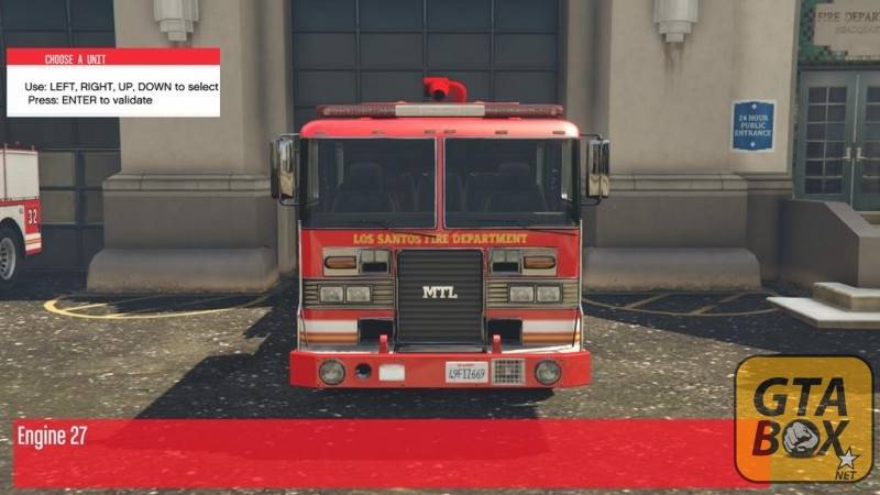 Пожарная машина в GTA 5